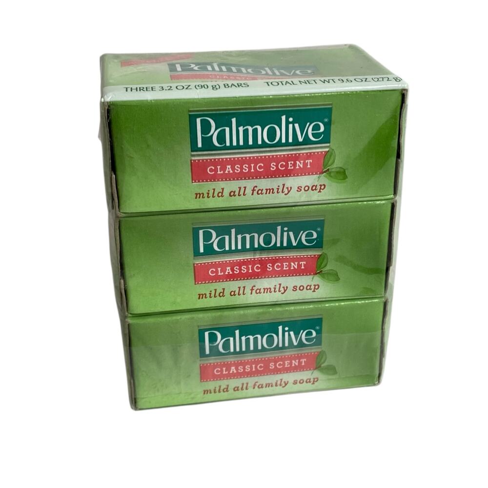 Palmolive 3 Pack Bar Soap Mild All Family 3.2oz. ea. Classic Scent NIB Sealed - Picture 3 of 8